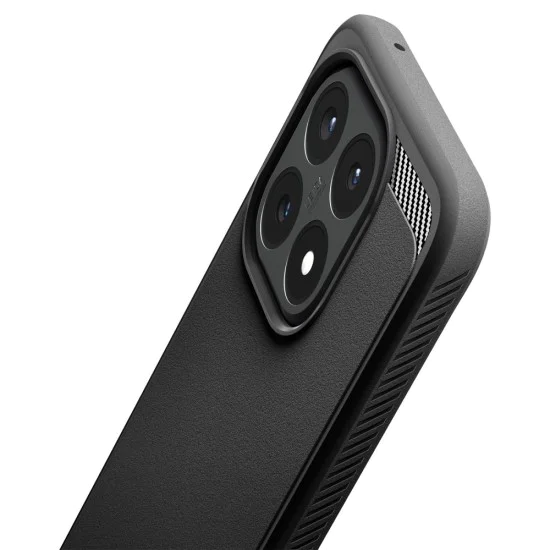 Калъф за Xiaomi 15T - Spigen Rugged Armor - Матово черен