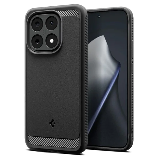 Калъф за Xiaomi 15T - Spigen Rugged Armor - Матово черен