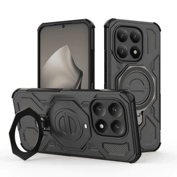 Калъф – Xiaomi 15T – Techsuit Carbon Shield PRO – Черен