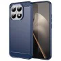 Калъф за Xiaomi 15T - Techsuit - Carbon Silicone - Син