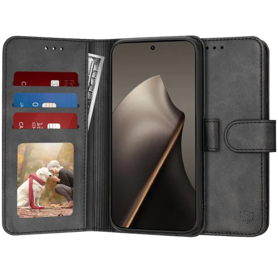 Калъф за Xiaomi 15T - Techsuit - Diary Book - Черен
