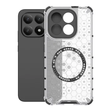 Калъф за Xiaomi 15T - Techsuit HoneyComb Shield MagSafe - Бял