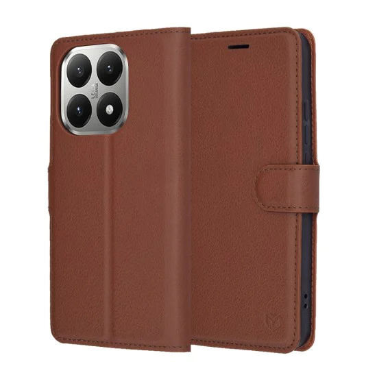 Калъф за Xiaomi 15T - Techsuit - Leather Folio - Кафяв