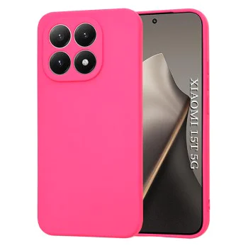 Калъф за Xiaomi 15T - Techsuit SoftFlex - Ярко розов