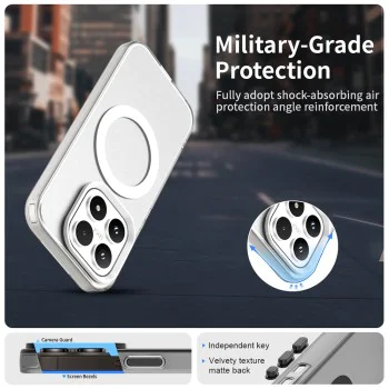 Калъф за Xiaomi 17 - CandyCase MagSafe - Techsuit - Бял