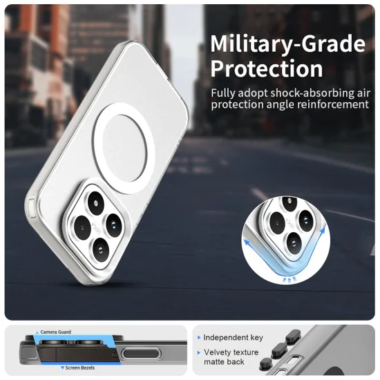 Калъф за Xiaomi 17 - CandyCase MagSafe - Techsuit - Бял