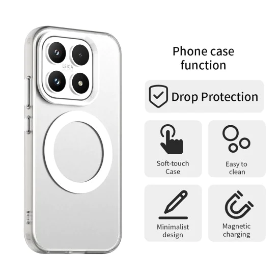 Калъф за Xiaomi 17 - CandyCase MagSafe - Techsuit - Бял