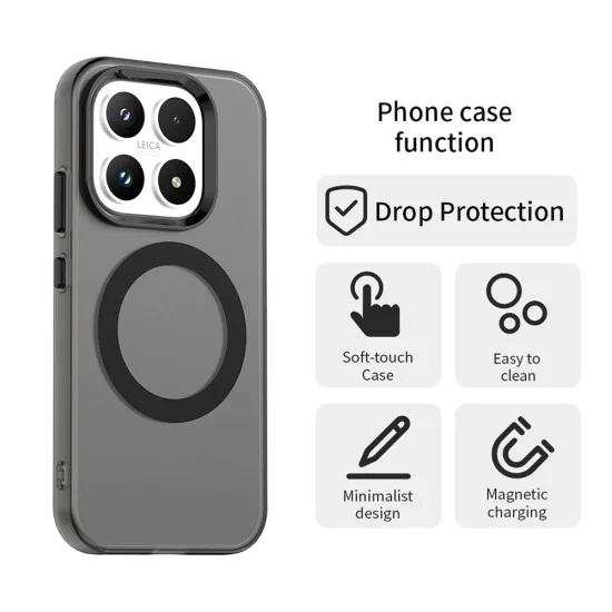 Калъф за Xiaomi 17 - CandyCase MagSafe - Techsuit - Черен