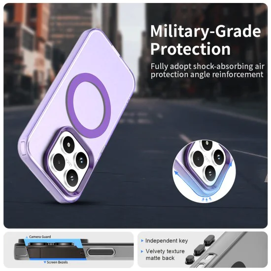 Калъф за Xiaomi 17 - CandyCase MagSafe - Techsuit - Лилав