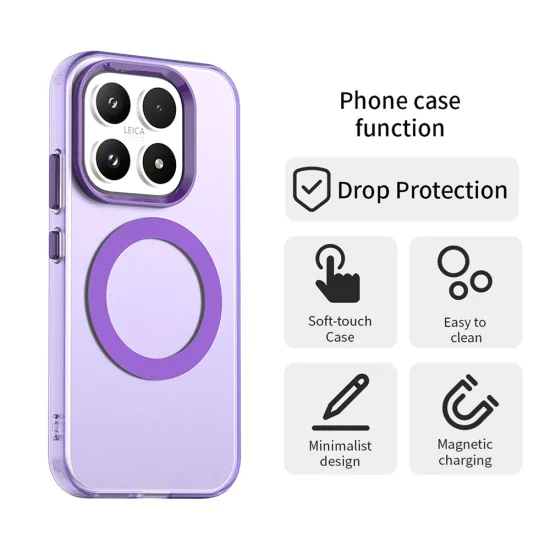Калъф за Xiaomi 17 - CandyCase MagSafe - Techsuit - Лилав