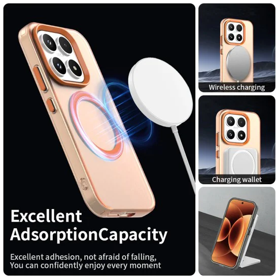 Калъф за Xiaomi 17 - CandyCase MagSafe - Techsuit - Оранжев