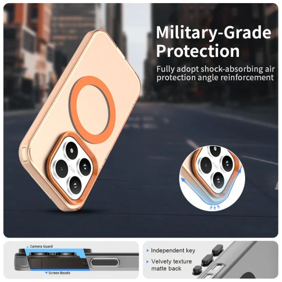 Калъф за Xiaomi 17 - CandyCase MagSafe - Techsuit - Оранжев