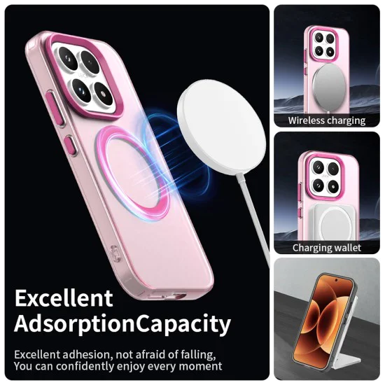 Калъф за Xiaomi 17 - CandyCase MagSafe - Techsuit - Розов