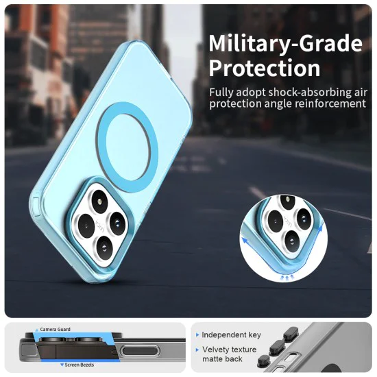 Калъф за Xiaomi 17 - CandyCase MagSafe - Techsuit - Син