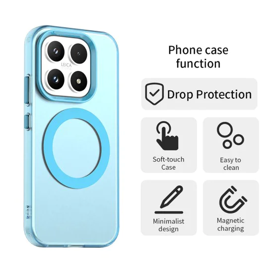 Калъф за Xiaomi 17 - CandyCase MagSafe - Techsuit - Син