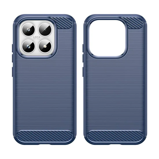 Калъф за Xiaomi 17 - Carbon Silicone - Techsuit - Син