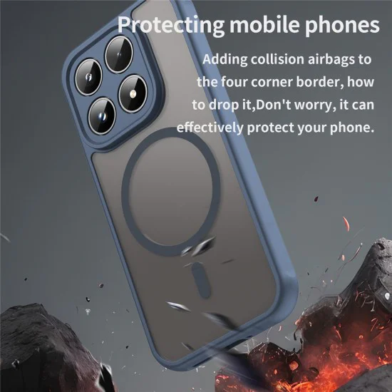 Калъф за Xiaomi 17 - HaloFrost II MagSafe - Techsuit - Син