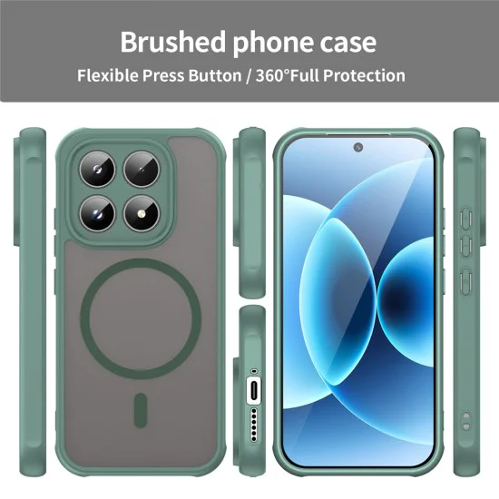 Калъф за Xiaomi 17 - HaloFrost II MagSafe - Techsuit - Зелен