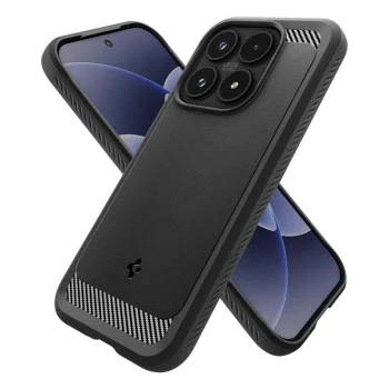 Калъф за Xiaomi 17 - Rugged Armor - Spigen - Матово черен