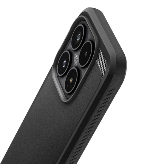 Калъф за Xiaomi 17 - Rugged Armor - Spigen - Матово черен