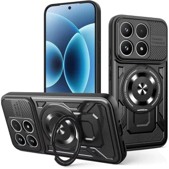 Калъф за Xiaomi 17 - RuggedCam - Techsuit - Черен