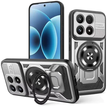 Калъф за Xiaomi 17 - RuggedCam - Techsuit - Сив