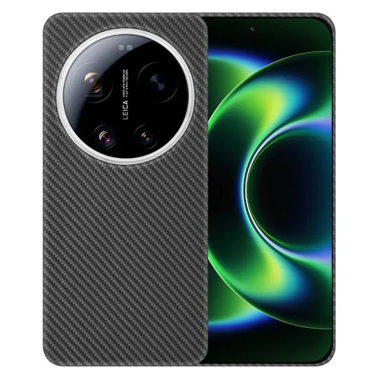 Калъф за Xiaomi 17 Ultra - Aramid Fiber MagSafe - Techsuit - Черен