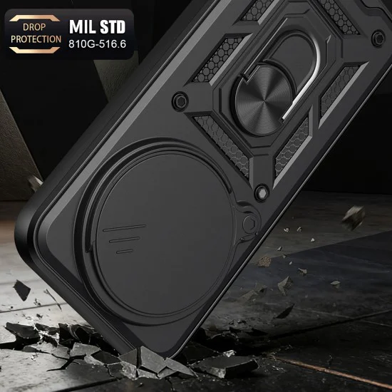 Калъф за Xiaomi 17 Ultra - CamShield Series - Techsuit - Черен
