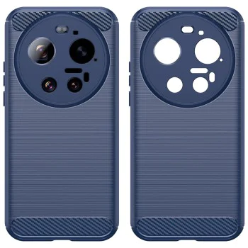 Калъф за Xiaomi 17 Ultra - Carbon Silicone - Techsuit - Син