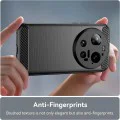 Калъф за Xiaomi 17 Ultra - Carbon Silicone - Techsuit - Син