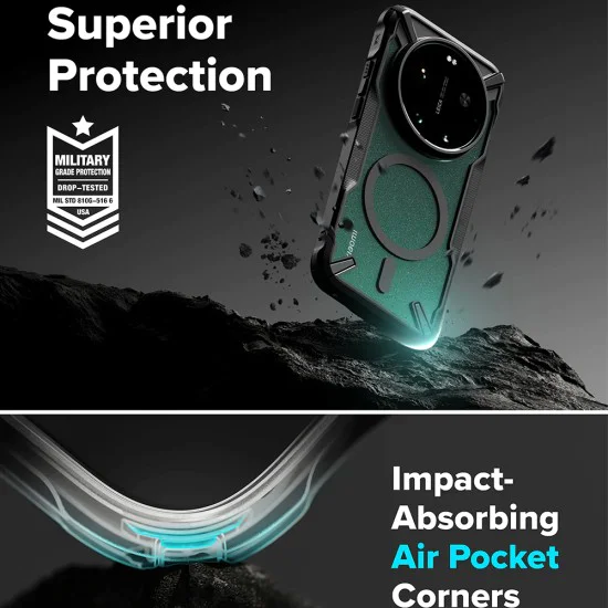 Калъф за Xiaomi 17 Ultra - Fusion X MagSafe - Ringke - Черен