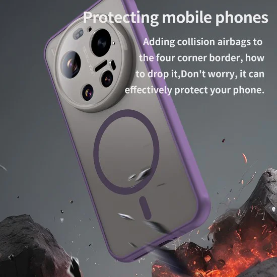 Калъф за Xiaomi 17 Ultra - HaloFrost II MagSafe - Techsuit - Лилав