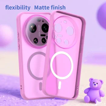 Калъф за Xiaomi 17 Ultra - HaloFrost II MagSafe - Techsuit - Розов