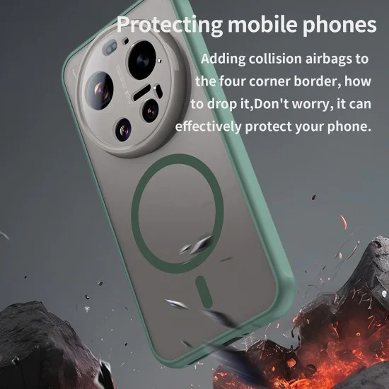 Калъф за Xiaomi 17 Ultra - HaloFrost II MagSafe - Techsuit - Зелен