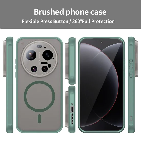 Калъф за Xiaomi 17 Ultra - HaloFrost II MagSafe - Techsuit - Зелен