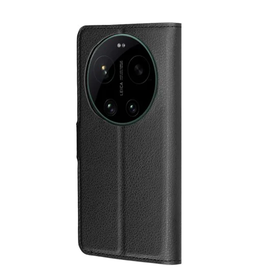 Калъф за Xiaomi 17 Ultra - Leather Folio - Techsuit - Черен