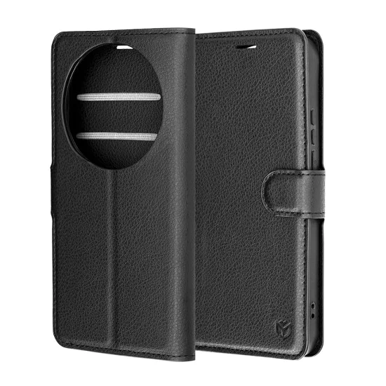 Калъф за Xiaomi 17 Ultra - Leather Folio - Techsuit - Черен
