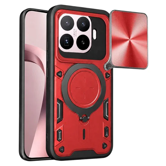 Калъф за Xiaomi 17T - CamGuard Pro - Techsuit - Червен