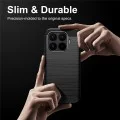 Калъф за Xiaomi 17T - Carbon Silicone - Techsuit - Черен