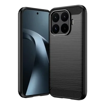 Калъф за Xiaomi 17T - Carbon Silicone - Techsuit - Черен
