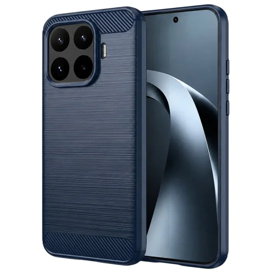 Калъф за Xiaomi 17T - Carbon Silicone - Techsuit - Син