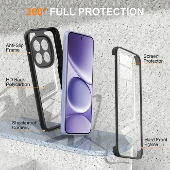 Калъф за Xiaomi 17T - ColorVerse 360 Series + протектор - Techsuit - Черен