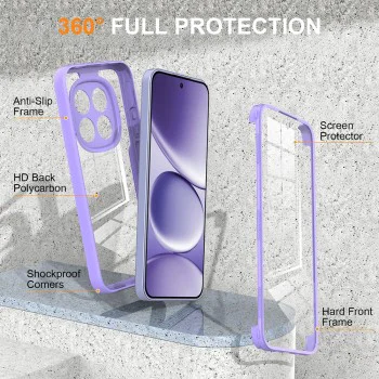 Калъф за Xiaomi 17T - ColorVerse 360 Series + протектор - Techsuit - Лилав