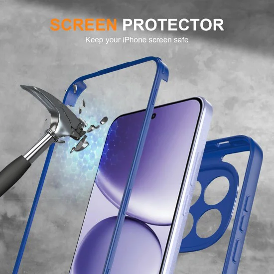 Калъф за Xiaomi 17T - ColorVerse 360 Series + протектор - Techsuit - Син