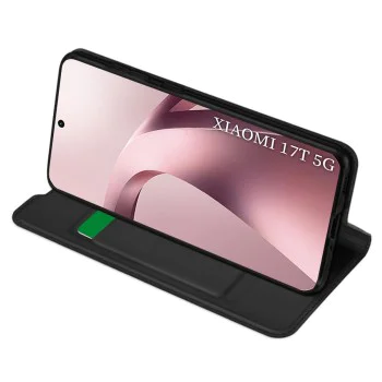 Калъф за Xiaomi 17T - Magskin Book - Techsuit - Черен