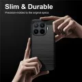 Калъф за Xiaomi 17T Pro - Carbon Silicone - Techsuit - Черен