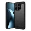 Калъф за Xiaomi 17T Pro - Carbon Silicone - Techsuit - Черен