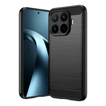 Калъф за Xiaomi 17T Pro - Carbon Silicone - Techsuit - Черен