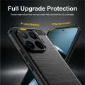 Калъф за Xiaomi 17T Pro - Carbon Silicone - Techsuit - Черен