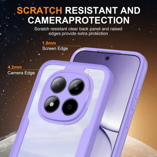 Калъф за Xiaomi 17T Pro - ColorVerse 360 Series + протектор - Techsuit - Лилав